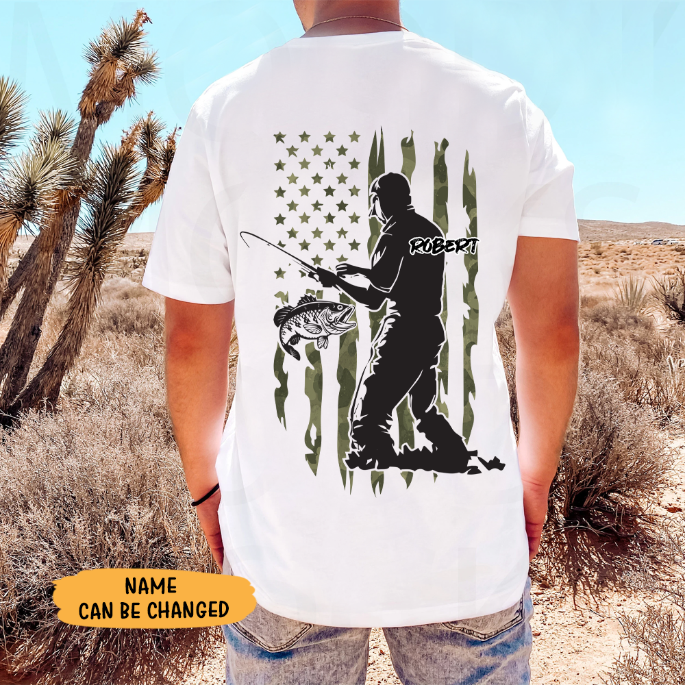 Wilderness Fishing Personalized T-shirt - For Fishing Lover, Hobbies