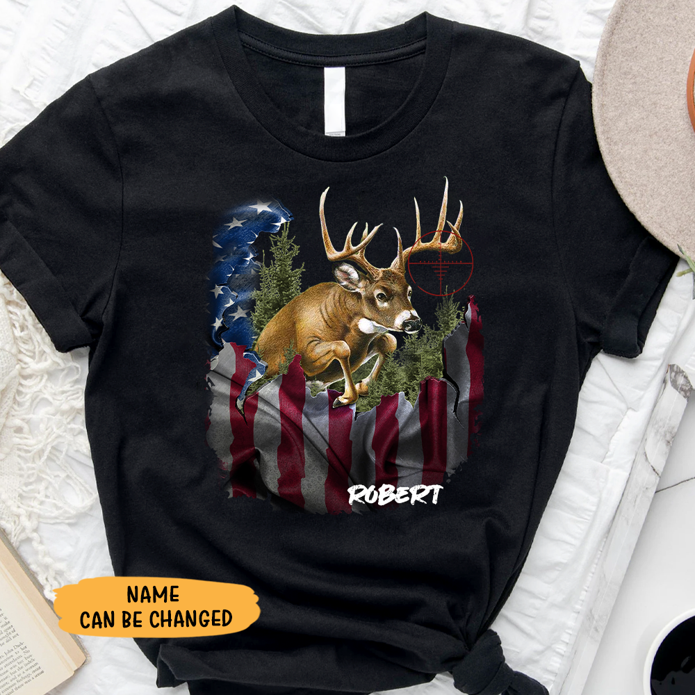 My Country My Life Hunting Personalized T-Shirt - For Hunting Lover For Hobbies For Wilderness Hobbies