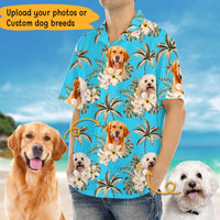 Thumbnail for Personalized Dog Tropical Hawaiian Shirt, Custom Pet Photo Gift AI