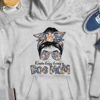 Thumbnail for Kinda Busy Being A Dog Mom Shirt, Custom Pet Face Tee