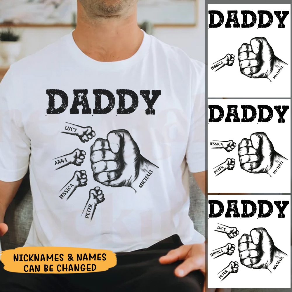 Daddy Father's Day Personalized T-Shirt