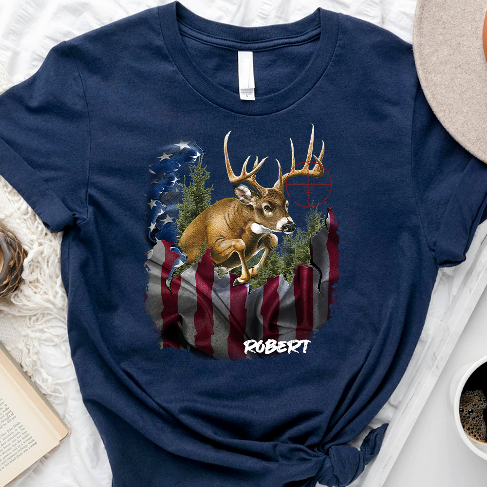 My Country My Life Hunting Personalized T-Shirt - For Hunting Lover For Hobbies For Wilderness Hobbies