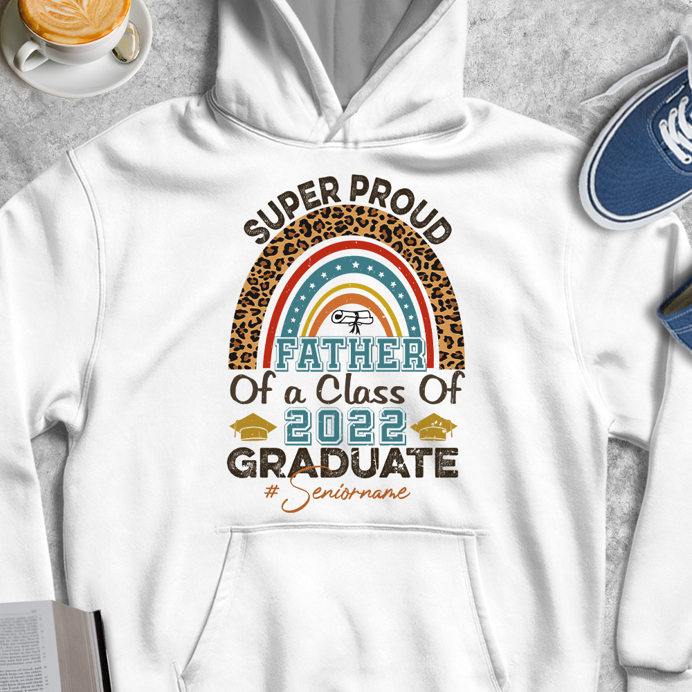 Super Proud Family Of A 2022 Graduate - Personalized Shirt, Graduation T-shirt