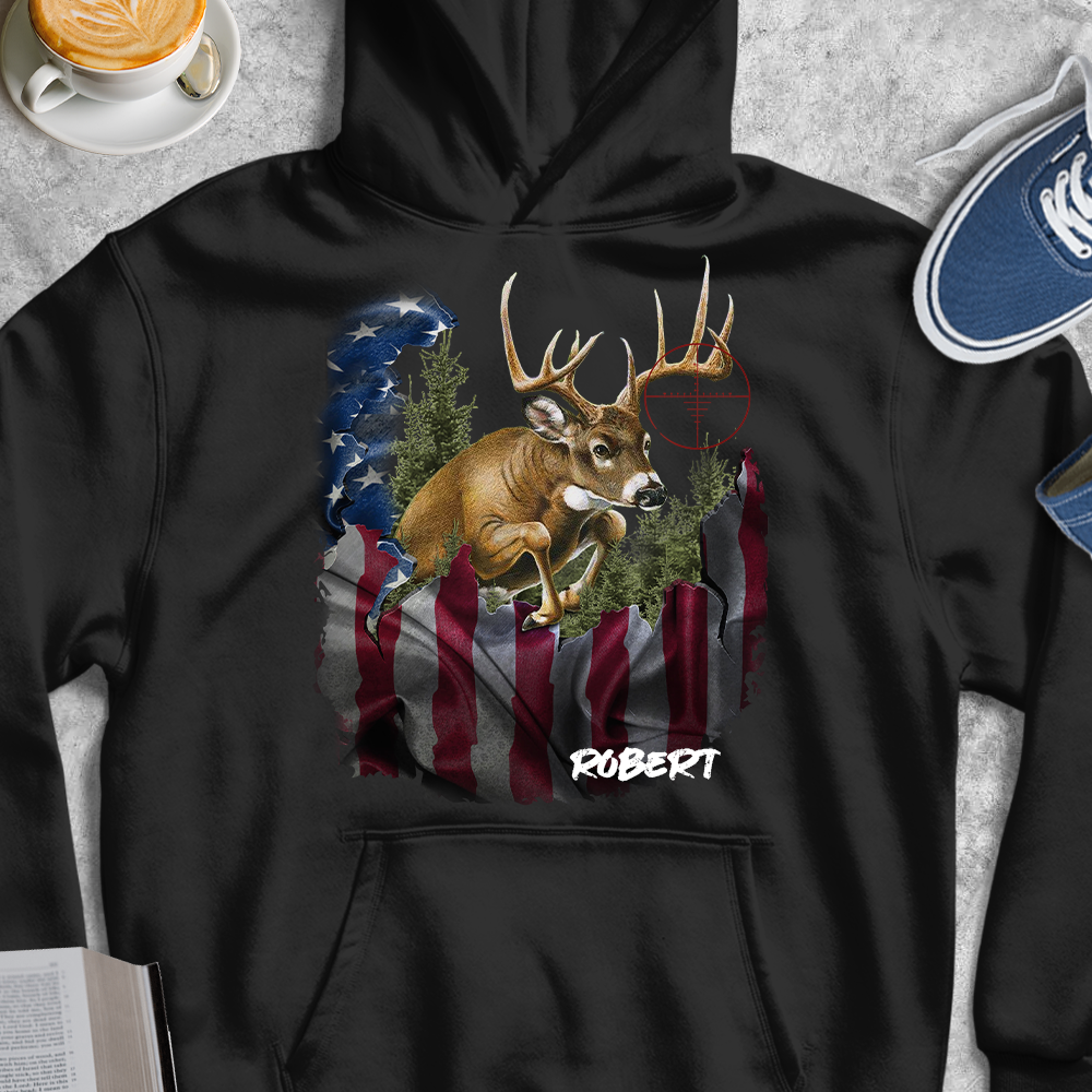 My Country My Life Hunting Personalized T-Shirt - For Hunting Lover For Hobbies For Wilderness Hobbies