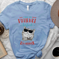 Thumbnail for I Had My Patience Tested Cat Shirt- For Cat Lover, For Pet Lover