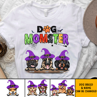 Thumbnail for Dog Momster Dog Halloween T-shirt, Dog Mom Gift