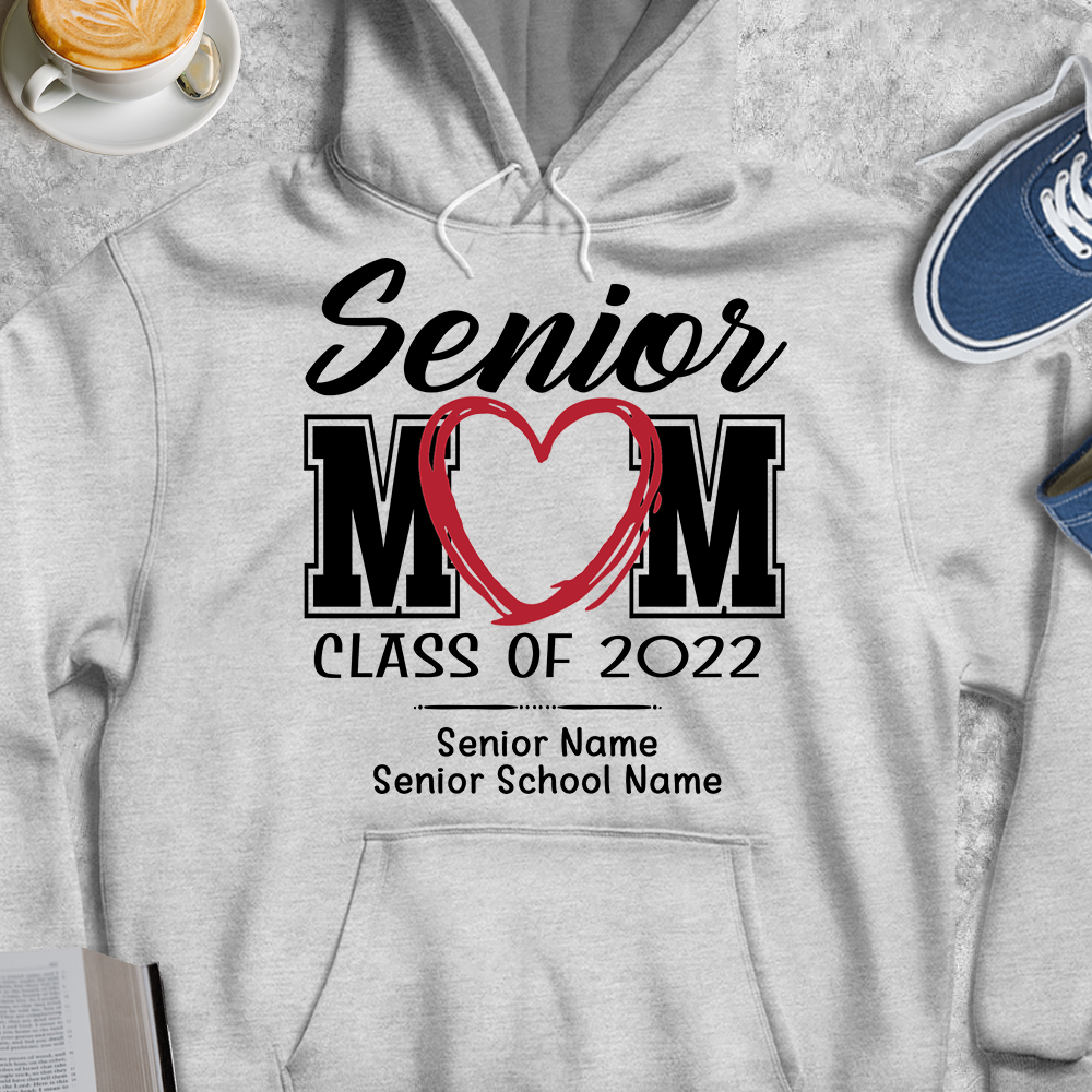 Senior Mom Class Of 2022 Graduate Shirt, Graduation T-shirt