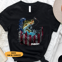 Thumbnail for My Country My Life Fishing Personalized T-Shirt - For Fishing Lover For Hobbies For Wilderness Hobbies