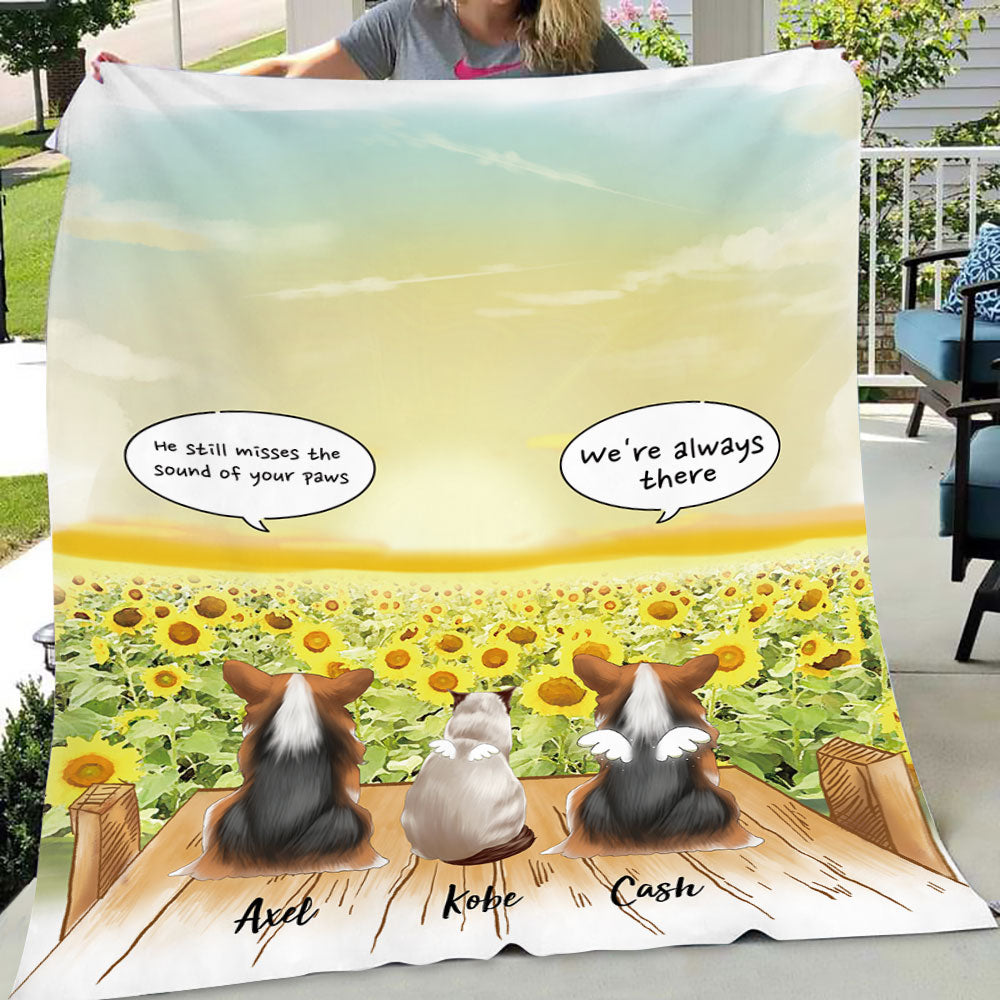 They Still Talk About You - Personalized Blanket, Memorial Gift For Pet Lovers - Jonxifon