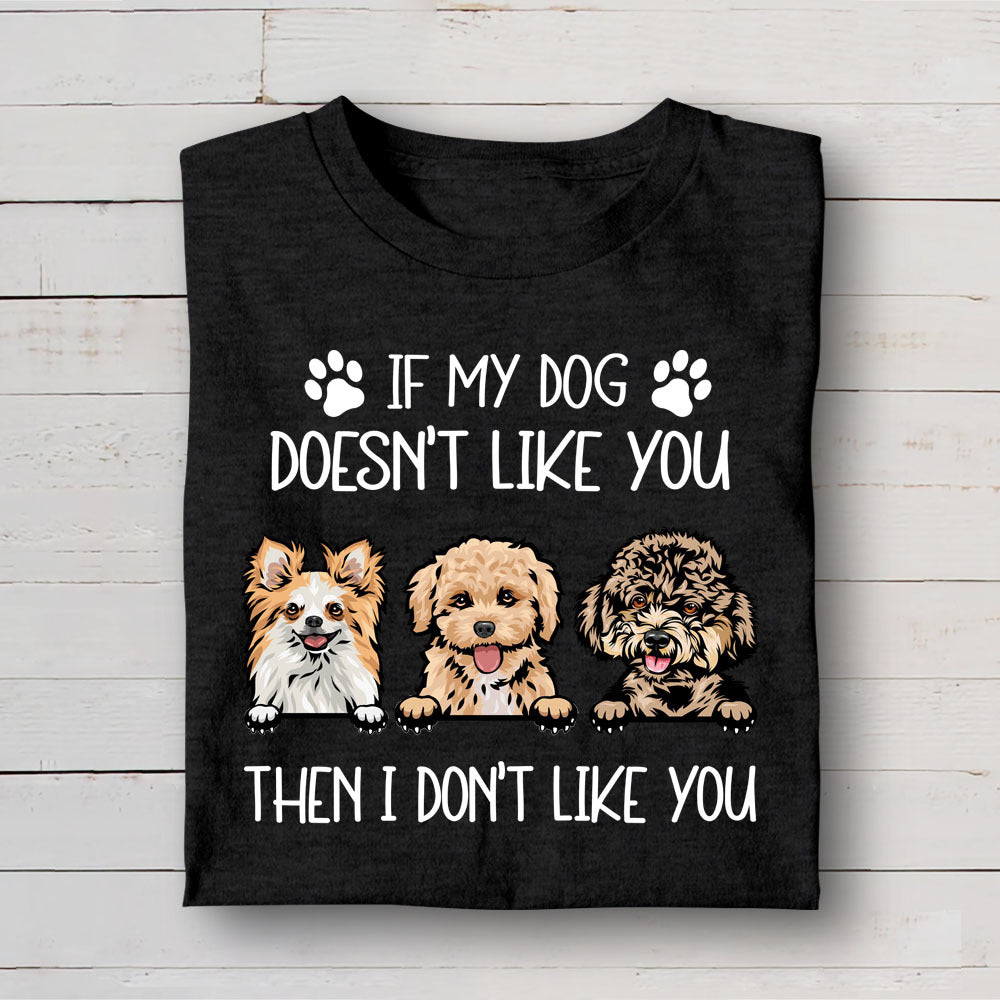 If My Dog Doesn't Like You Then I Don't Like You T-shirt