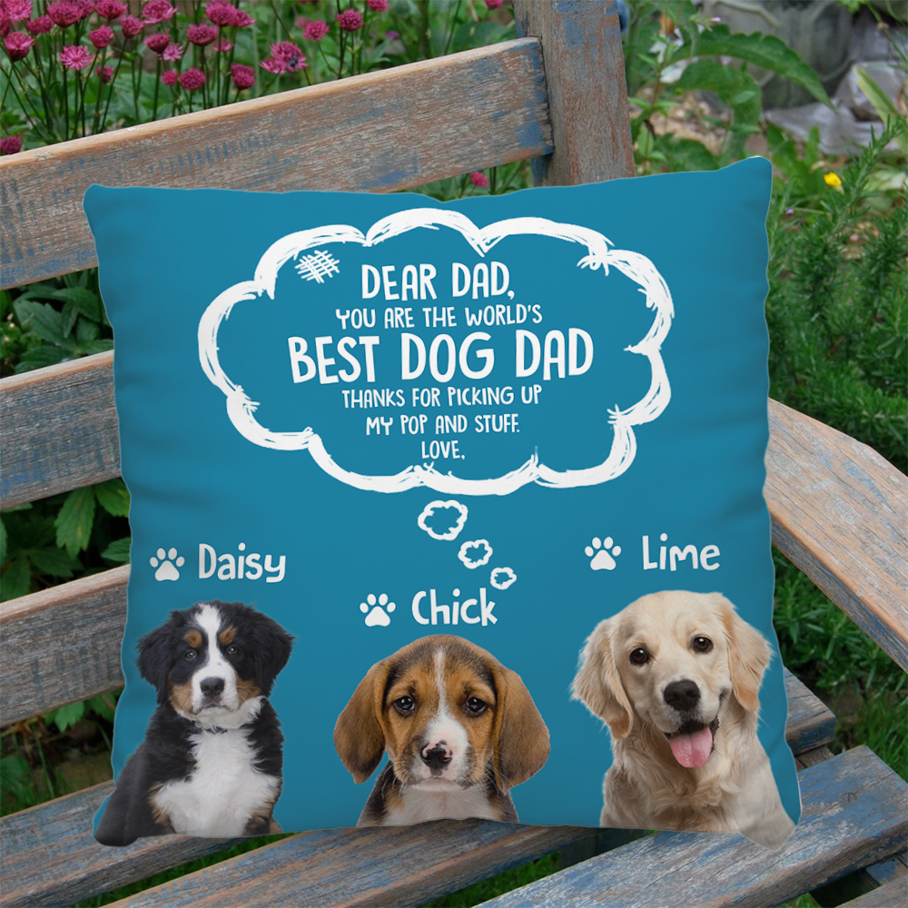 Personalized Custom Face Dog Cat Pillow, Gift For Pet Lovers