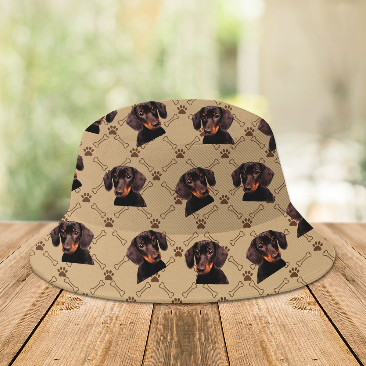 GC Dog Photo Custom Bucket Hat, Gift for Dog Lovers