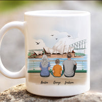 Thumbnail for Statue of liberty & Eiffel Tower Mug For The Whole Family  Gift - Jonxifon