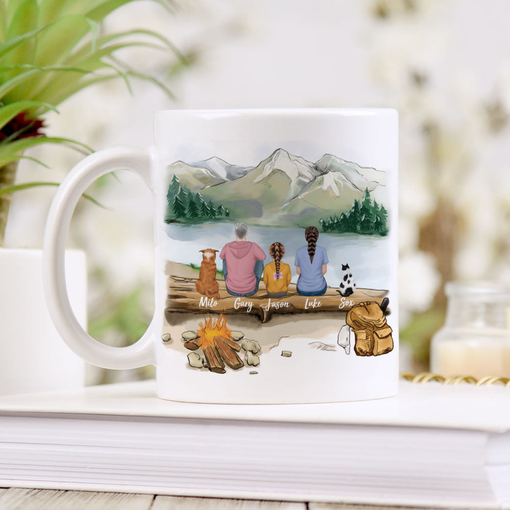 Personalized Family Mug Gifts For The Whole Family - Hiking - Jonxifon