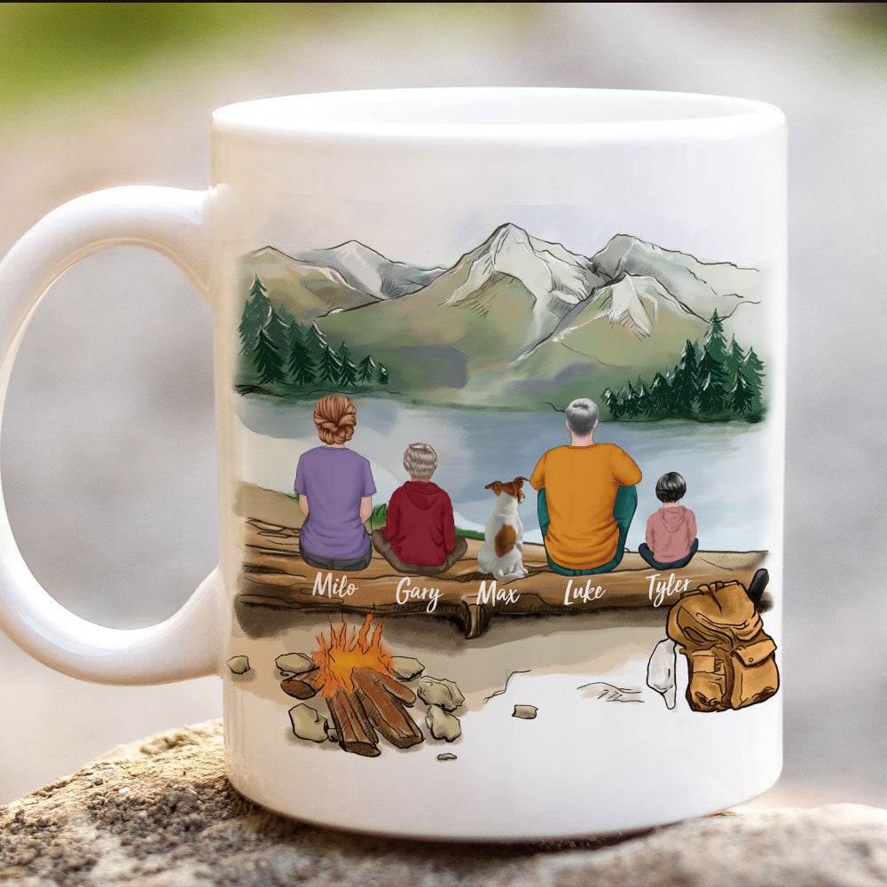 Personalized Family Mug Gifts For The Whole Family - Hiking - Jonxifon