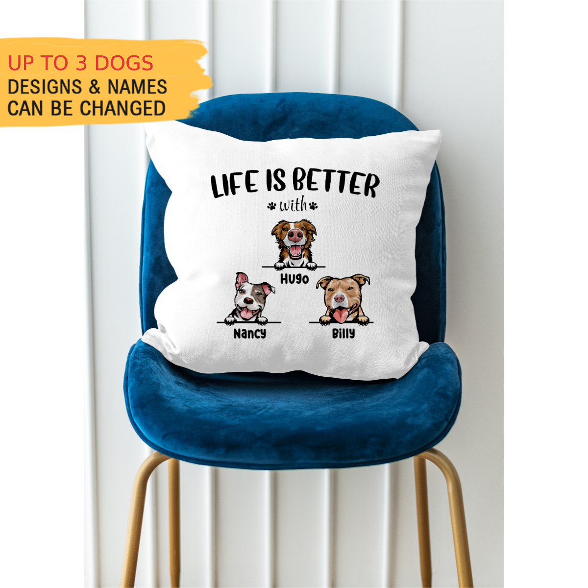 Fluffy Gifts For Dog Lovers - Personalized Pillow - Jonxifon