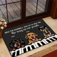 Thumbnail for Ring The Doorbell Custom Doormat, DIY Gift For Dog Lovers CT-YEN