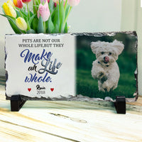 Thumbnail for In Memory of Pet, Gift For Pet Loss - Pet Memorial Slate Photo - Jonxifon