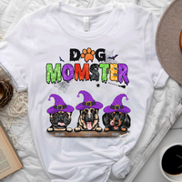 Thumbnail for Dog Momster Dog Halloween T-shirt, Dog Mom Gift