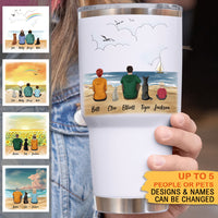 Thumbnail for Beach & Wooden Dock 30oz Tumbler, Family Gift - Jonxifon