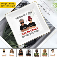 Thumbnail for Annoying Each Other Personalized Love Couple Ring Dish, Tray Gift For Husband And Wife CHI-THUY