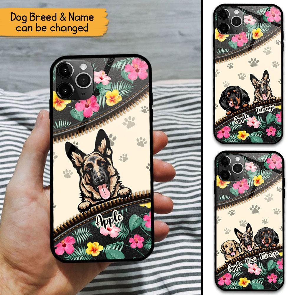 Flower Dog Breed - Customized Phone Case