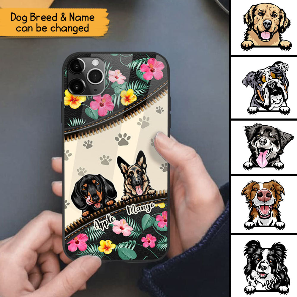 Flower Dog Breed - Customized Phone Case