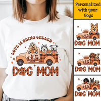 Thumbnail for Personalized Love Is Being Called Dog Mom Fall Vibe T-shirt, DIY Dog Gift ChiThuy