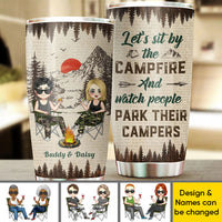 Thumbnail for Personalized Camping Partners For Life Husband And Wife Tumbler, Gift For Camping Lover CHI-THUY