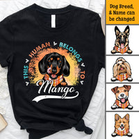 Thumbnail for Personalized Human Belongs To This Dog Fall Vibe T-shirt/ Hoodie CustomCat