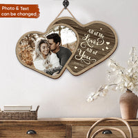 Thumbnail for Personalized All Of Me Loves All Of You Couple Wooden Sign, Valentine's Day Gift For Couple CHI-YEN