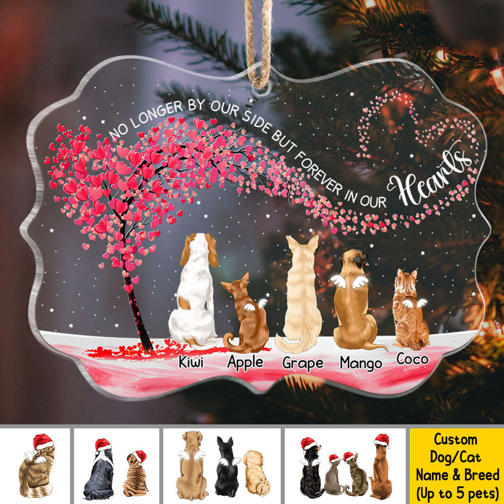 Personalized Dog Acrylic Ornament Custom Cat Name Breed Christmas Gift