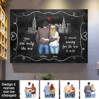 Thumbnail for Personalized You Are The Only One Couple Poster/Canvas, Valentine's Day Gift CHI-THUY