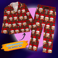 Thumbnail for Custom Christmas With Face Photo Family Pajama Pants, Christmas Gift YHN-THUY