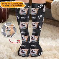 Thumbnail for Personalized Pet Face photo Breathable Socks, Gift For Dog Cat Lovers DUNG-DIEP