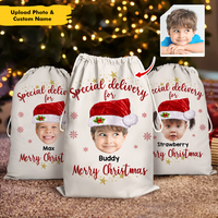 Thumbnail for Personalized  Special Delivery Face Photo Family Christmas Bag, Christmas Gift Dung-Yen