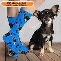 Thumbnail for Personalized Pet Face photo Breathable Socks, Gift For Dog Cat Lovers DUNG-DIEP