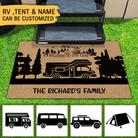 Thumbnail for Welcome To Our Camp, Camping Gift, RVs Campers, Family Camping Doormat - Jonxifon