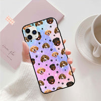 Thumbnail for Custom Pet Photo Mermaid Pattern Silicone Phone Case, Gift For Dog Cat Lovers