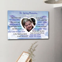 Thumbnail for In Loving Memories Gift, Memorial Personalized Canvas Wall Art - Jonxifon