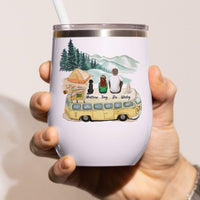 Thumbnail for Family's Camping Lovers 12oz Tumbler, Gift For Campers, Gift For Family - Jonxifon