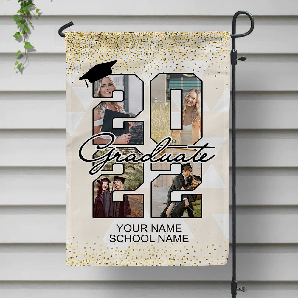 Graduate 2022 Photos Graduation Garden Flag, Graduation Gift