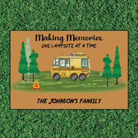 Thumbnail for Making Memories One Campsite At a Time, RVs Doormat Gift For Campers - Jonxifon