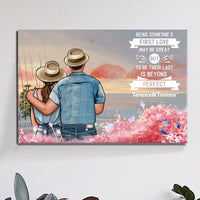 Thumbnail for Being Someone's First Love May Be Great, Premium Canvas Wall Art, Couple Gift - Jonxifon