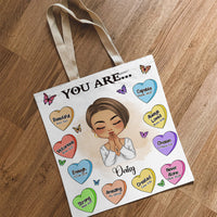 Thumbnail for Personalized You Are Praying Girl Tote Bag, Gift For Friend Bestie Daughter