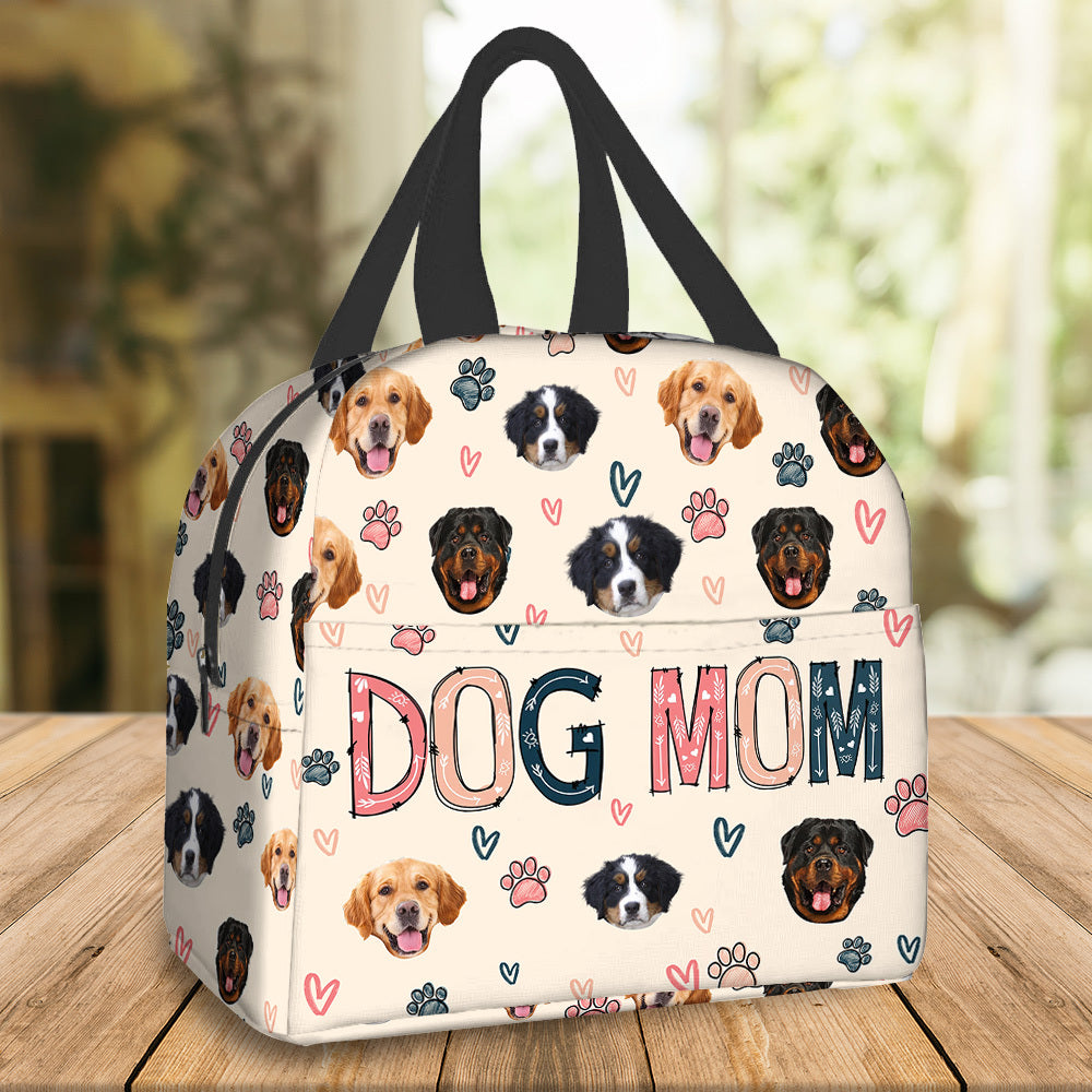 Personalized Dog Mom Lunch Bag, Gift For Pet Lovers AI