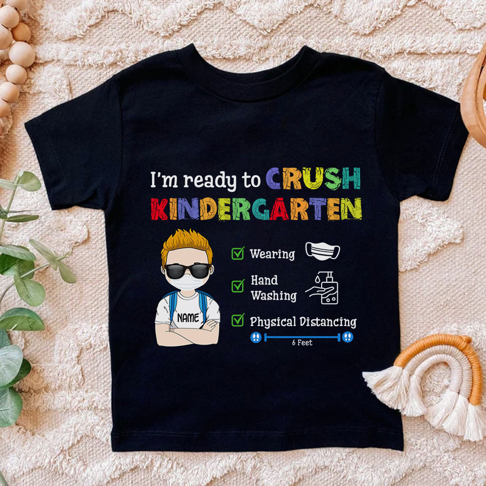 Back To School Guidelines Kid T-Shirt, Custom Kid Tees