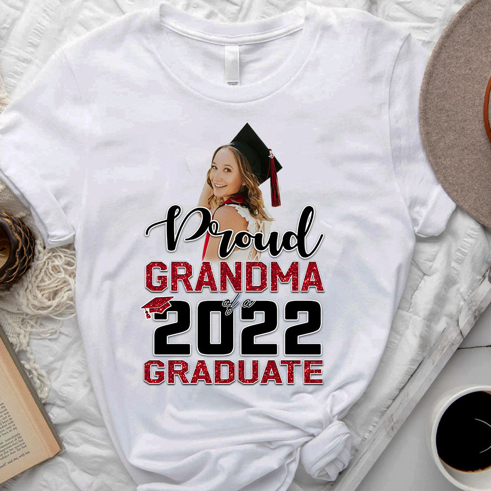 Custom Photo Proud Family Graduation Shirt