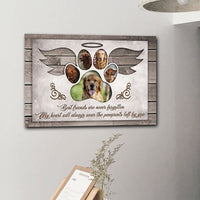 Thumbnail for Best Friends Are Never Forgotten Canvas Wall Art, Pet Loss Gift