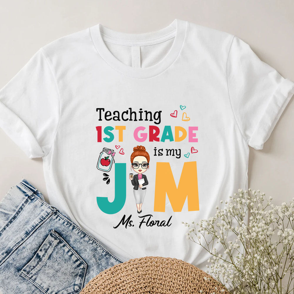 Teaching Is My Jam Teacher Tshirt, DIY Back To School Gift